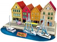 Photos - 3D Puzzle CubicFun Bergen Norway C183h 