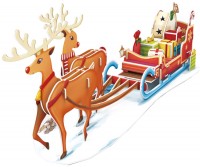 Photos - 3D Puzzle CubicFun Christmas Sleigh P681h 