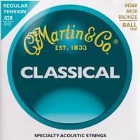Strings Martin Classical  Bronze Wound Ball End 28-43 