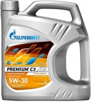 Photos - Engine Oil Gazpromneft Premium C3 5W-30 4 L