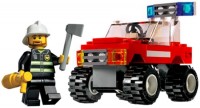 Construction Toy Lego Fire Car 7241 