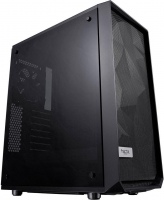 Photos - Computer Case Fractal Design Meshify C Black TG Dark black