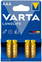 Photos - Battery Varta Longlife  4xAAA