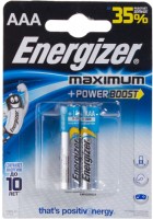 Photos - Battery Energizer Maximum  2xAAA