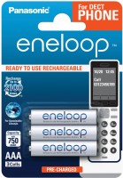 Photos - Battery Panasonic Eneloop Dect  3xAAA 750 mAh