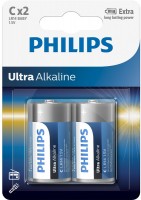 Photos - Battery Philips Ultra Alkaline 2xD 
