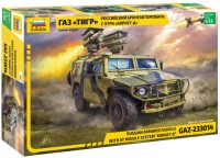 Model Building Kit Zvezda GAZ Tigr with at Missile System Kornet-D (1:35) 