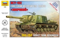Photos - Model Building Kit Zvezda Soviet Tank Destroyer ISU-152 (1:72) 