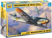 Model Building Kit Zvezda Messerschmitt BF-109 G6 (1:48) 