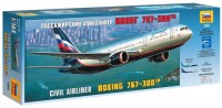 Model Building Kit Zvezda Civil Airliner Boeing 767-300 (1:144) 