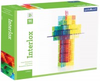 Photos - Construction Toy Guidecraft Interlox Squares 96 Piece Set G16835 