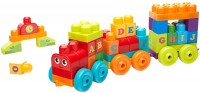 Construction Toy MEGA Bloks ABC Learning Train DXH35 