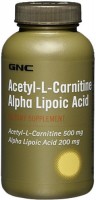 Photos - Fat Burner GNC Acetyl-L-Carnitine Alpha Lipoic Acid 60 cap 60