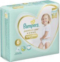 Photos - Nappies Pampers Premium Care Pants 6 / 31 pcs 