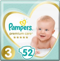 Photos - Nappies Pampers Premium Care 3 / 52 pcs 