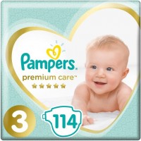 Photos - Nappies Pampers Premium Care 3 / 114 pcs 