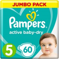 Photos - Nappies Pampers Active Baby-Dry 5 / 60 pcs 