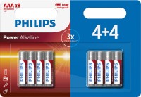 Battery Philips Power Alkaline  8xAAA