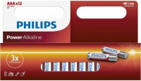 Photos - Battery Philips Power Alkaline  12xAAA