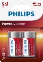 Battery Philips Power Alkaline 2xC 