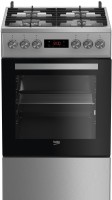 Photos - Cooker Beko FSM 52330 DXDT stainless steel