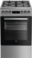 Photos - Cooker Beko FSM 52335 DXDS stainless steel