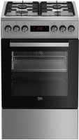 Photos - Cooker Beko FSET 52324 DXDS stainless steel