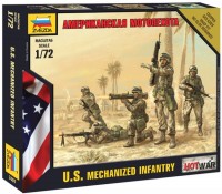 Model Building Kit Zvezda U.S. Mechanized Infantry (1:72) 