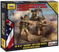 Photos - Model Building Kit Zvezda U.S. M-47 Dragon Anti-Tank Missile System with Crew (1:72) 