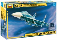 Photos - Model Building Kit Zvezda Soviet Air Superiority Fighter SU-27 Flanker (1:72) 