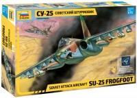 Model Building Kit Zvezda Soviet Attack Aircraft SU-25 Frogfoot (1:72) 