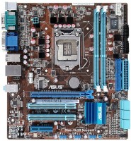 Photos - Motherboard Asus P7H55-M LE 