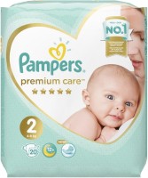Photos - Nappies Pampers Premium Care 2 / 20 pcs 