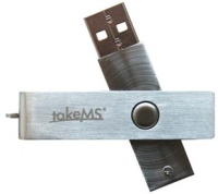 Photos - USB Flash Drive takeMS Mini Metal 4Gb 