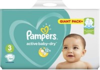 Photos - Nappies Pampers Active Baby-Dry 3 / 104 pcs 