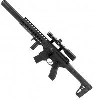 Photos - Air Rifle Sig Sauer MCX Scoped BLK-S 