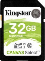 Memory Card Kingston SD Canvas Select 32 GB