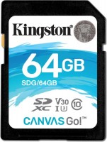 Photos - Memory Card Kingston SD Canvas Go! 64 GB