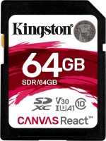 Memory Card Kingston SD Canvas React 32 GB