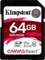 Photos - Memory Card Kingston SD Canvas React 64 GB