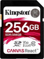 Photos - Memory Card Kingston SD Canvas React 256 GB