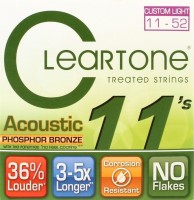 Strings Cleartone Phosphor Bronze Custom Light 11-52 