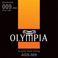 Photos - Strings Olympia 80/20 Bronze Super Light 9-44 