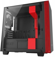 Photos - Computer Case NZXT H400 red