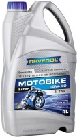 Photos - Engine Oil Ravenol Motobike 4-T Ester 15W-50 4 L