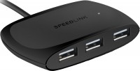 Photos - Card Reader / USB Hub Speed-Link Snappy USB Hub 4 Port Active 