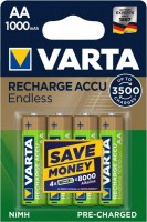 Photos - Battery Varta Rechargeable Accu Endless  4xAA 1000 mAh
