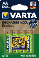 Photos - Battery Varta Rechargeable Accu Endless  4xAA 1900 mAh