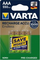 Battery Varta Rechargeable Accu Endless  4xAAA 550 mAh