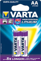 Photos - Battery Varta Professional Lithium 2xAA 